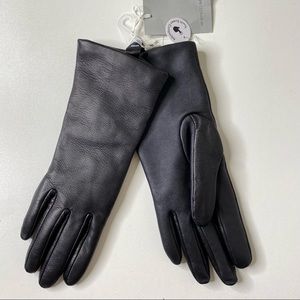 Nordstrom Leather Cashmere Lined Tech Gloves